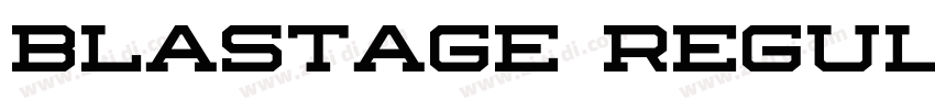 Blastage Regular字体转换 Blastage Regular字体转换
